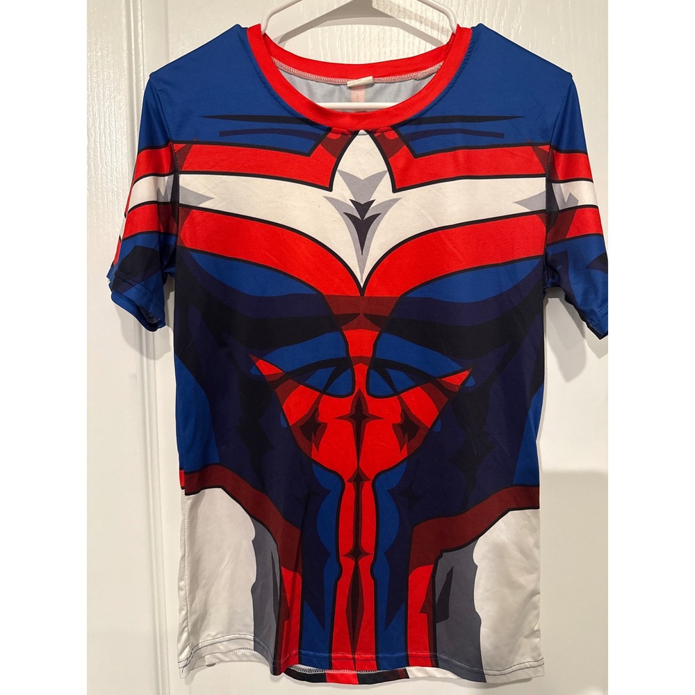 My Hero Academia Anime Graphic T-Shirt Cosplay Costume Men's Skintight Tee Med